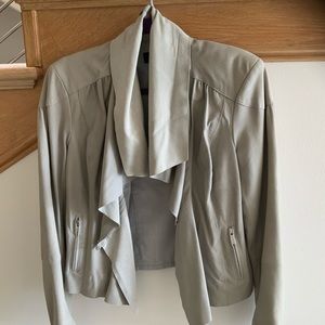 Aqua Suede lined jacket